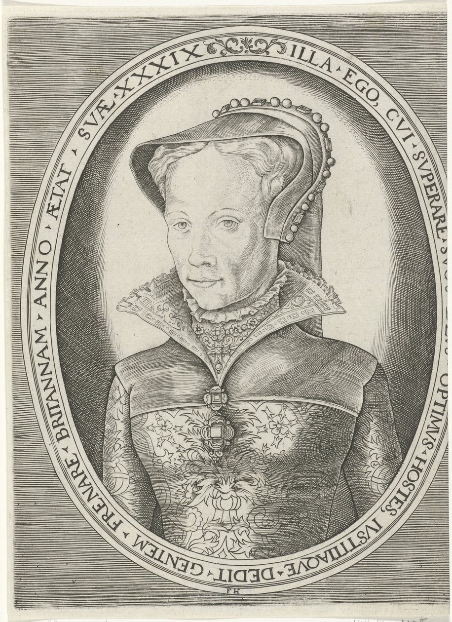 Portrait de Mary I - Frans Huys