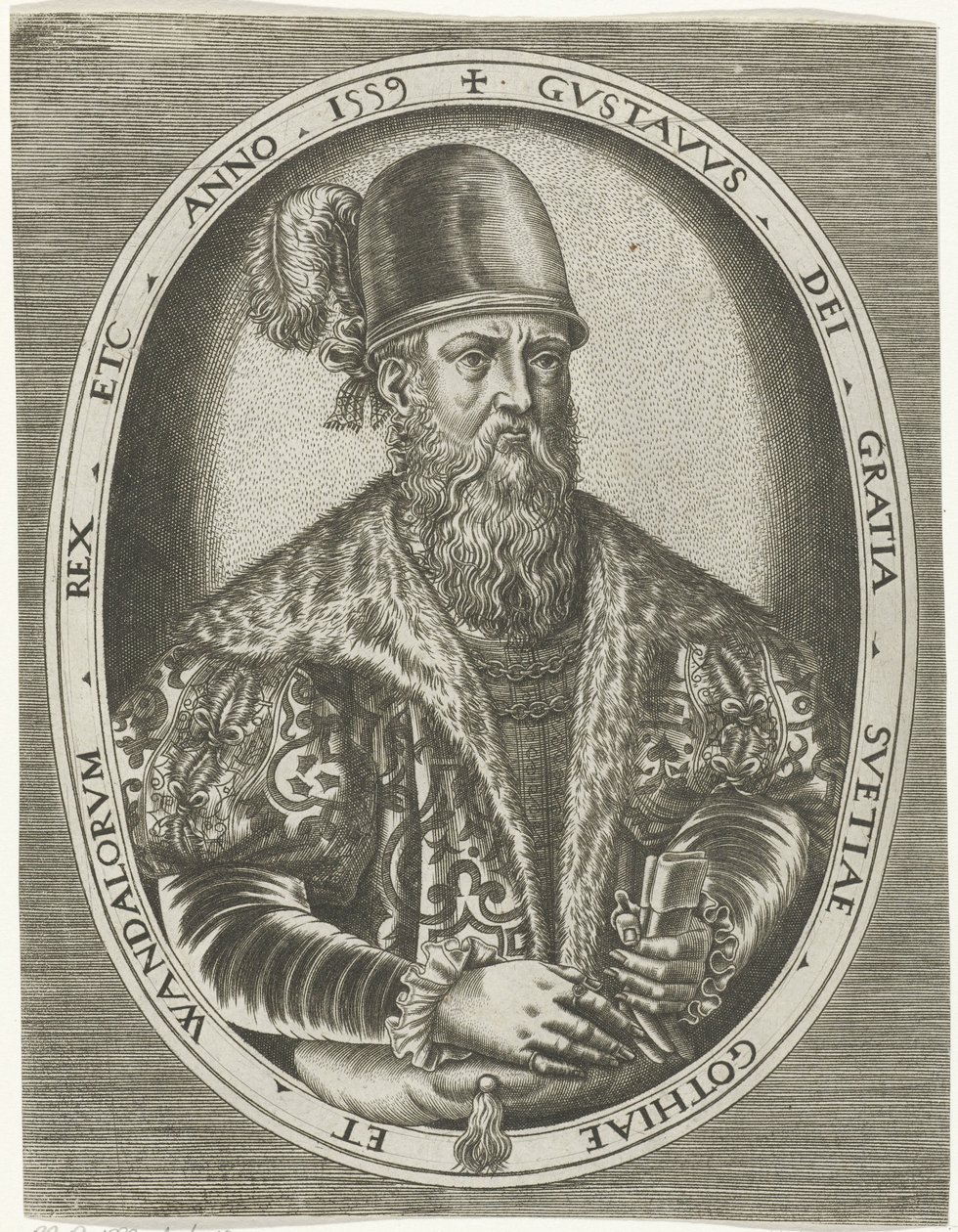 Portrait du roi Gustave I de Suède - Frans Huys
