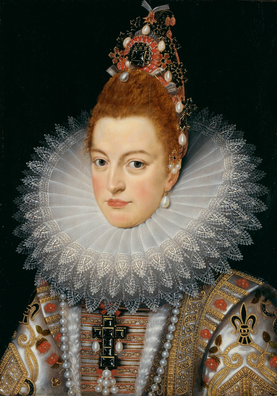 Archiduchesse Isabelle, c.1601-20 - Frans II (after) Pourbus