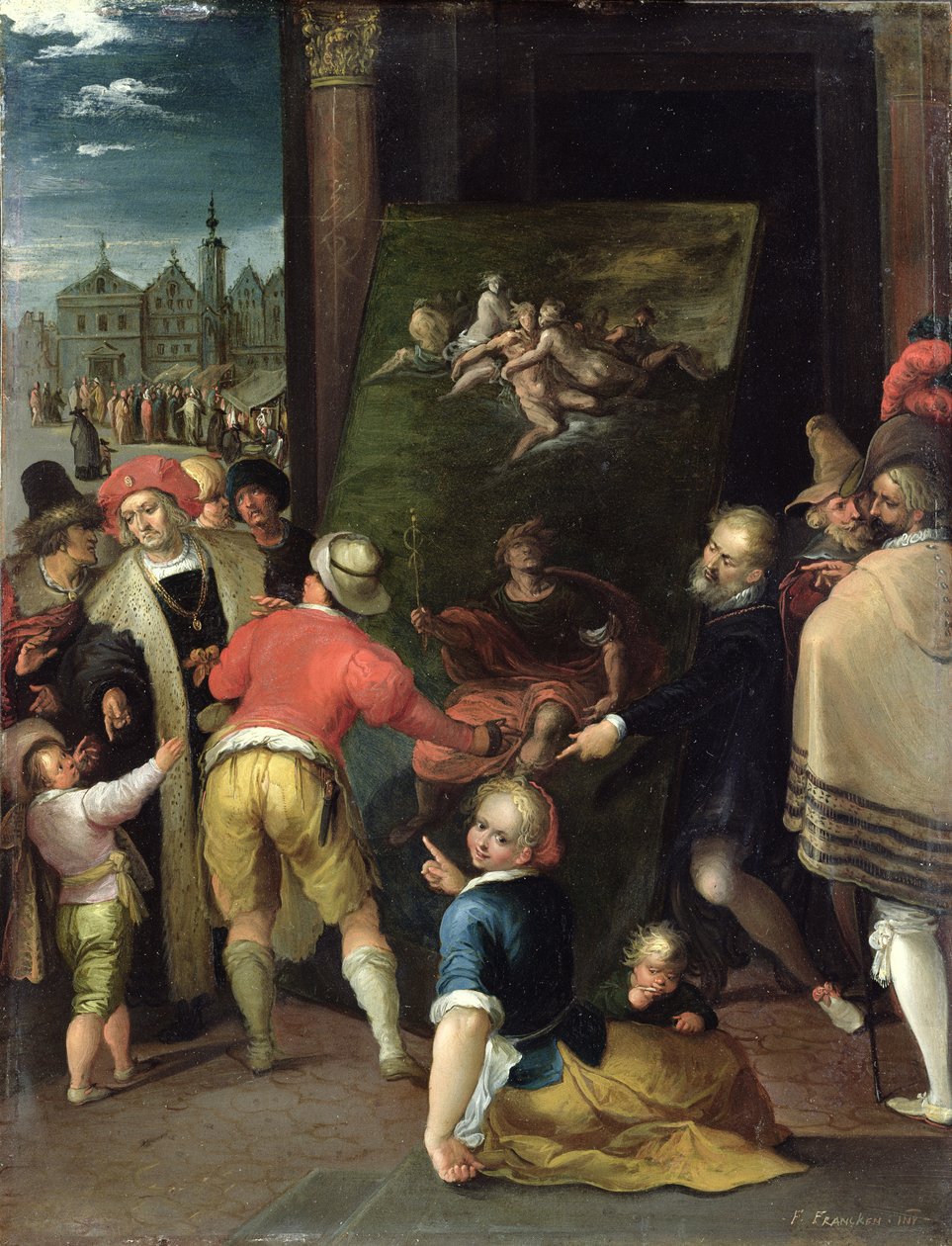 Apelles et le cordonnier - Frans II the Younger Francken