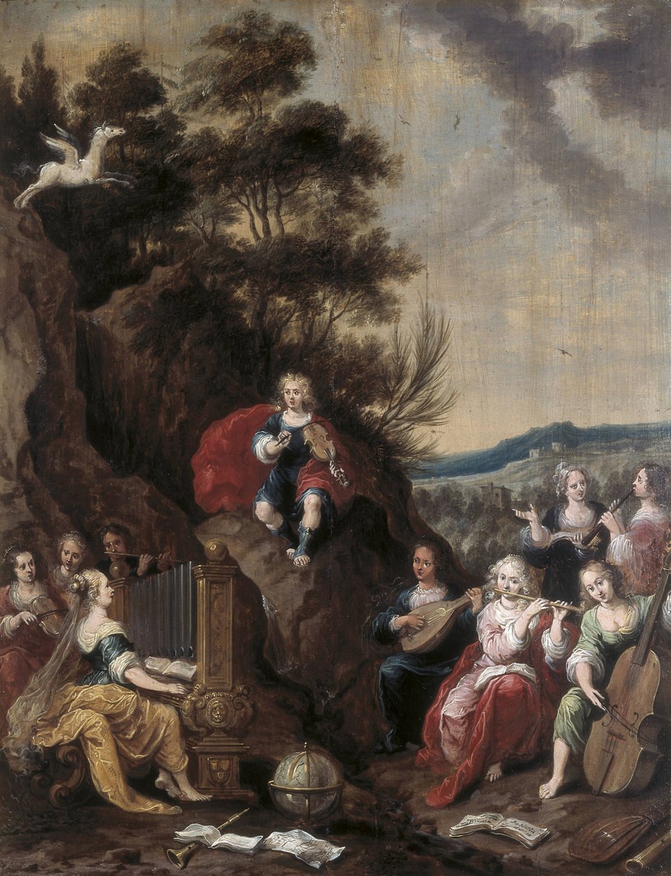 Concert de muses avec Apollon - Frans II the Younger Francken