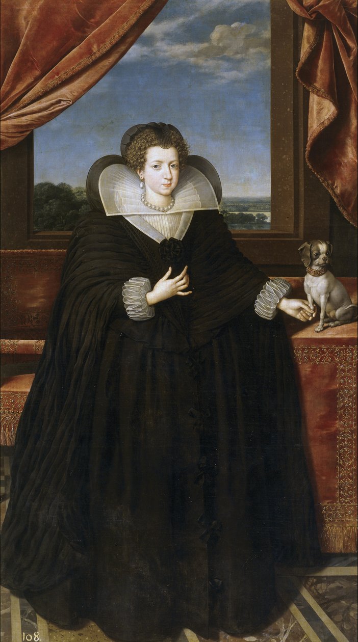 Portrait de la reine Élisabeth de France 1602-1644, reine consort d