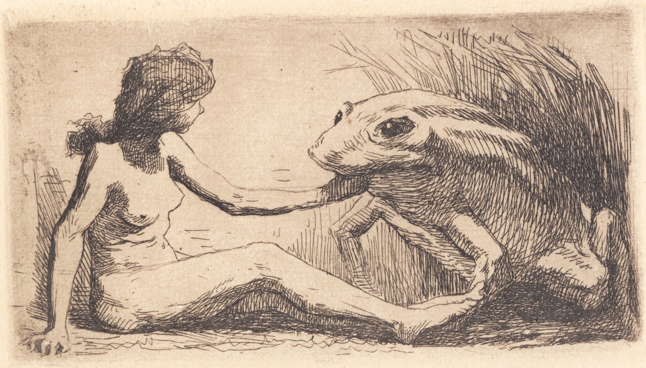 La fille avec la grenouille - Frans Schwartz