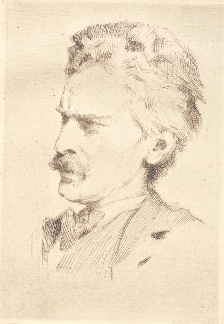 Portrait du xylographe F. Hendriksen - Frans Schwartz