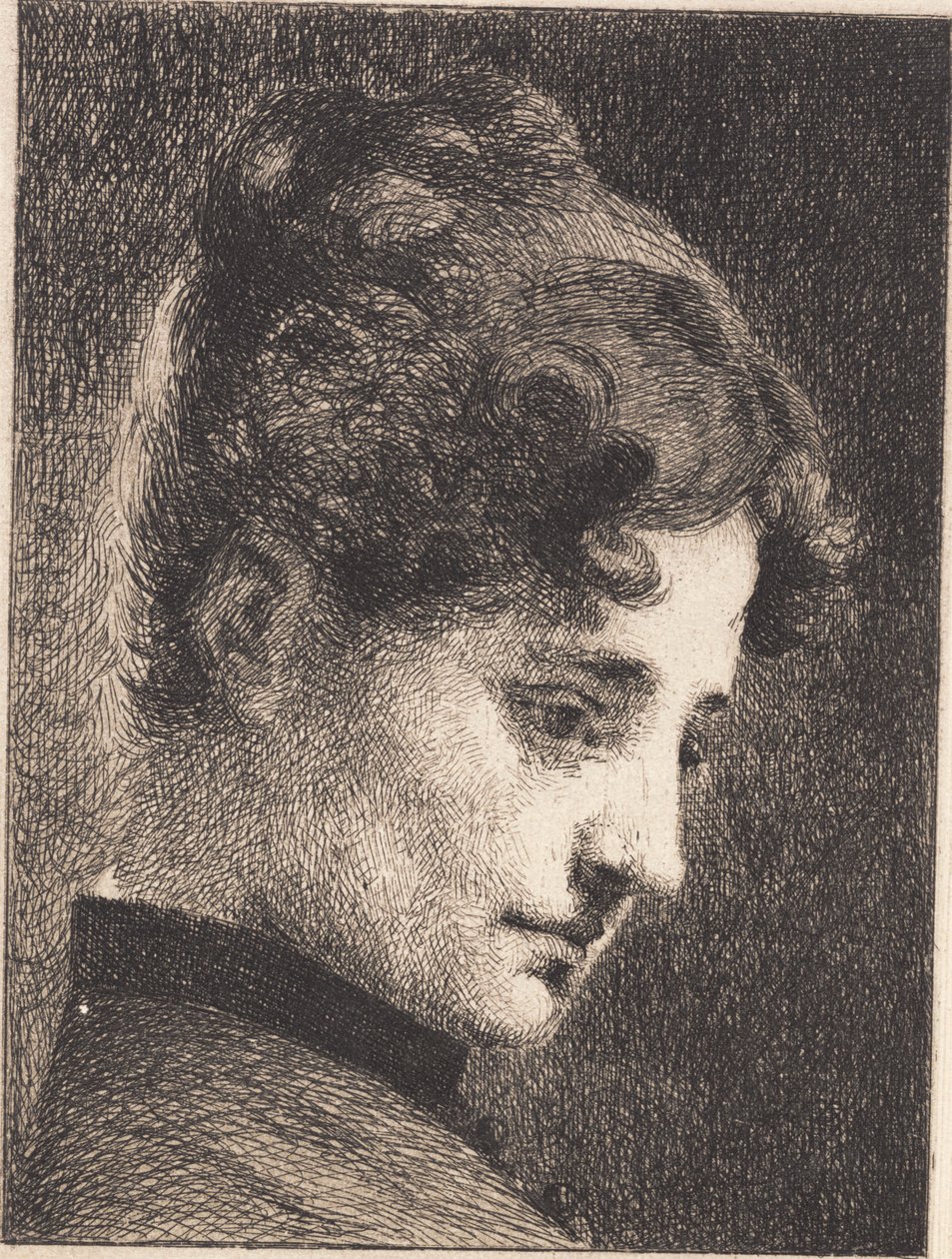 Tête de profil d