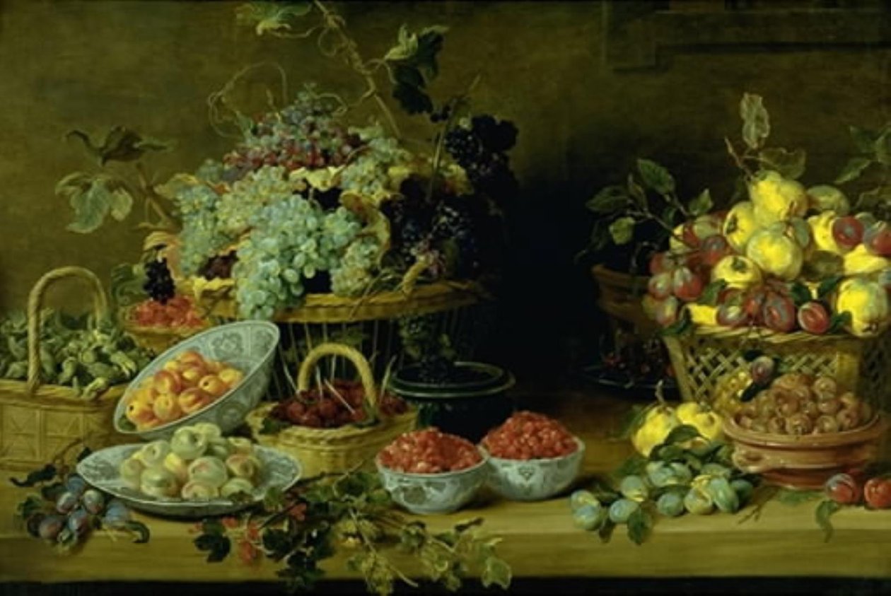 Nature morte avec fruits sur une table - Frans Snijders