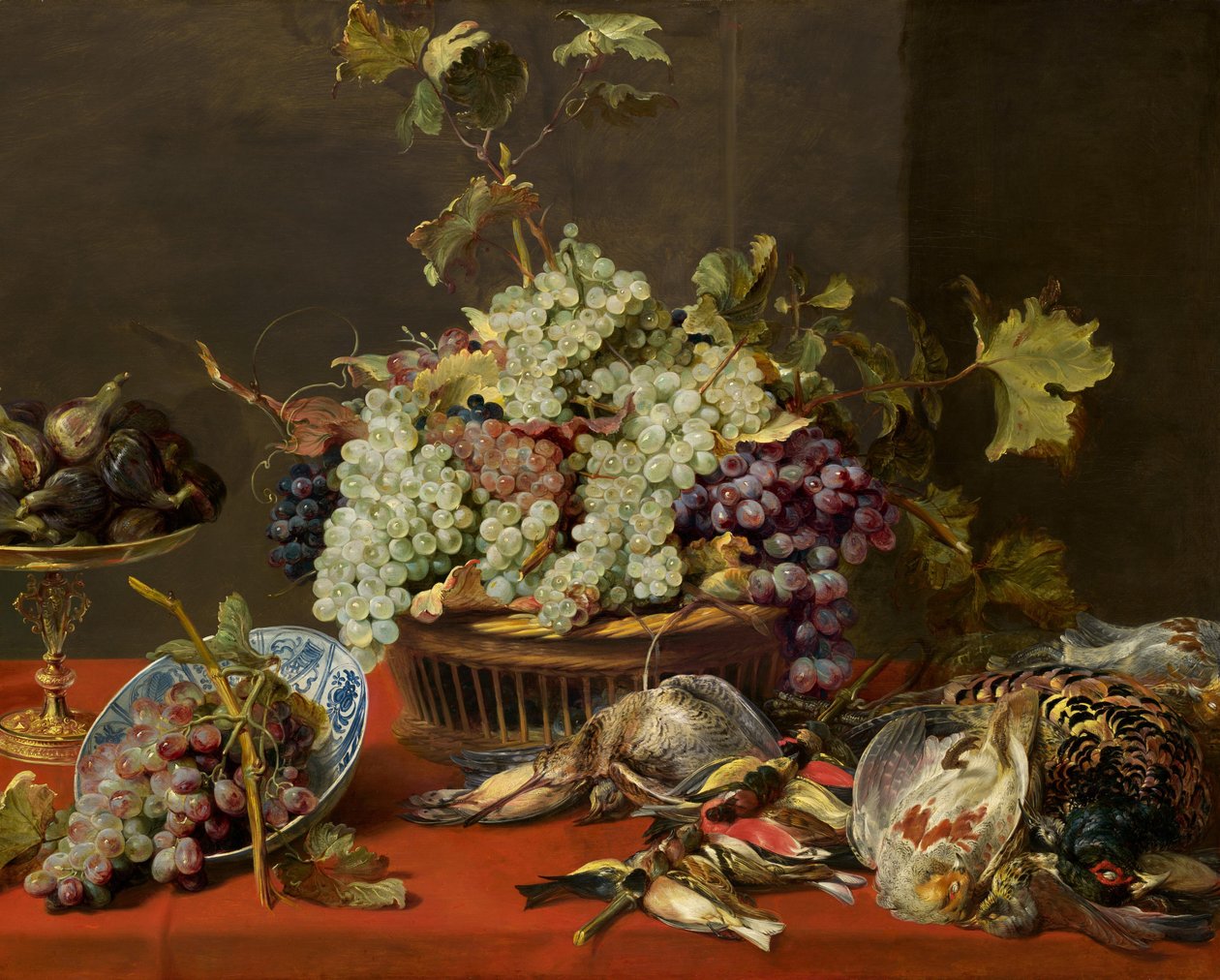 Nature morte avec raisins et gibier - Frans Snyders