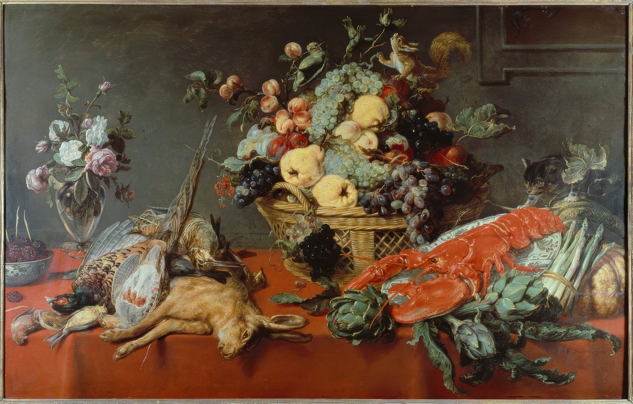 Nature morte avec panier de fruits - Frans Snyders or Snijders