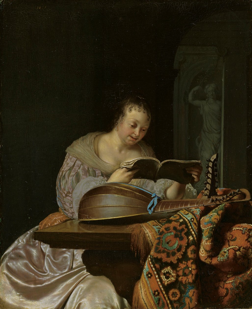 Femme chantant - Frans van Mieris the Elder