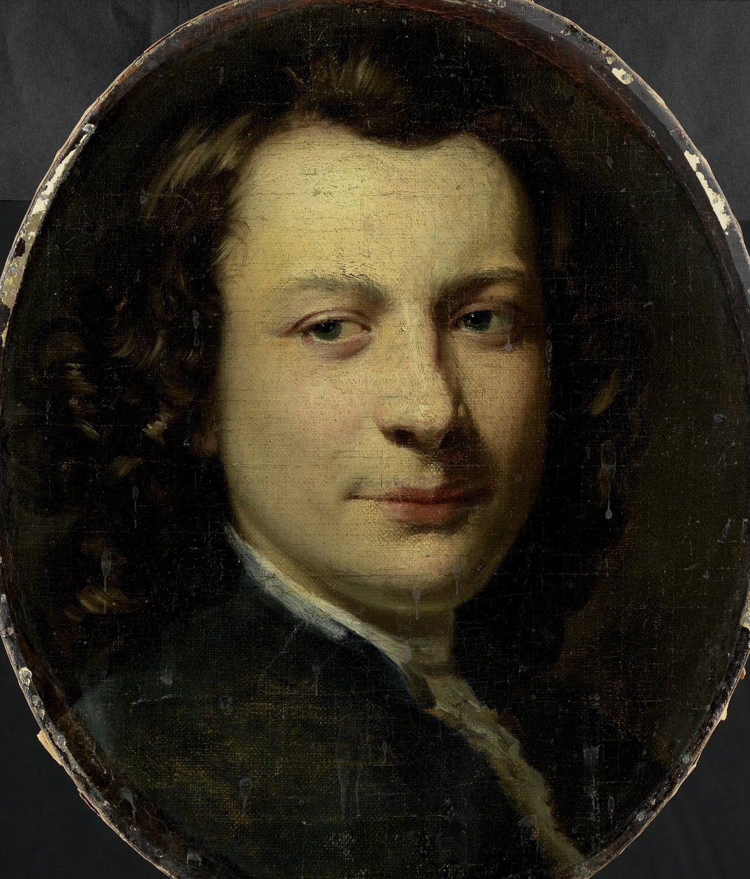 Portrait de George van der Myn, peintre - Frans van der Mijn