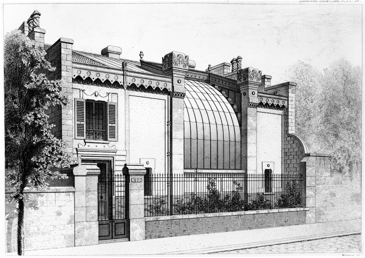 Atelier de peintre, 57, boulevard Arago, Paris. 1878 - Frantz Huguelin