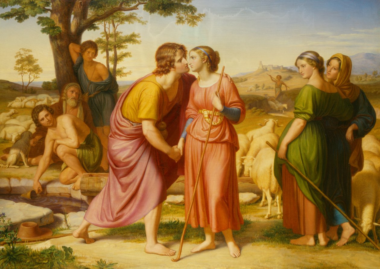 La Rencontre de Jacob et Rachel, 1835 - Franz August Schubert