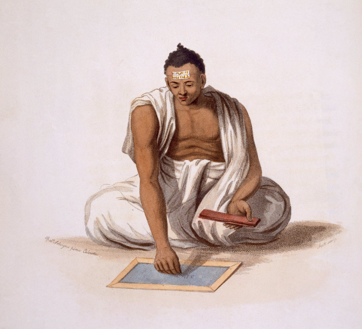 Un Dyback, ou astrologue, de 