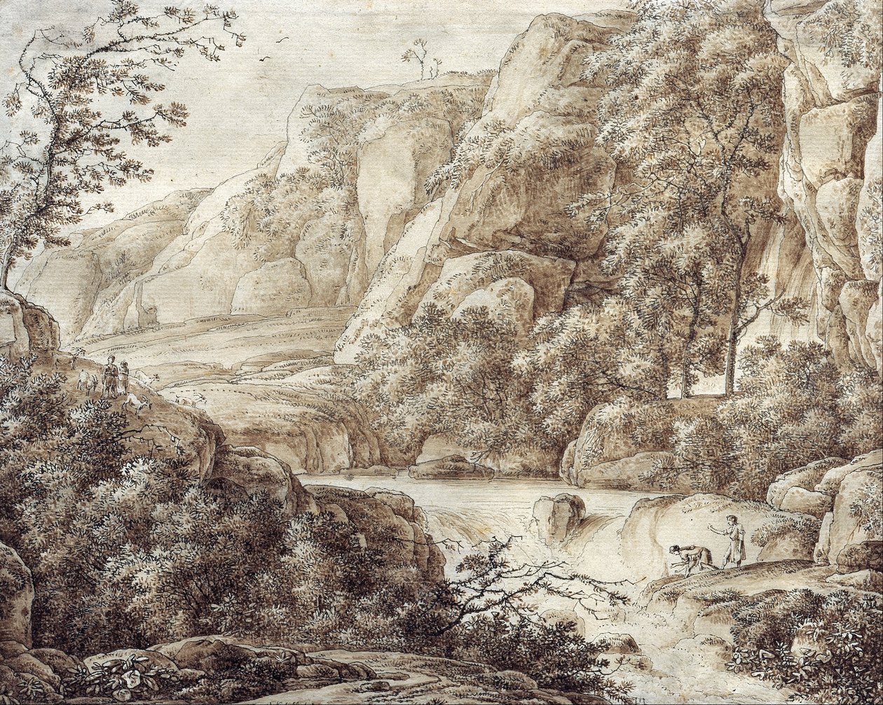 Paysage montagneux - Franz Innocenz Kobell