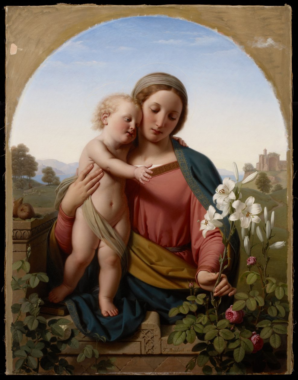 Madone et Enfant, 1855 - Franz Ittenbach