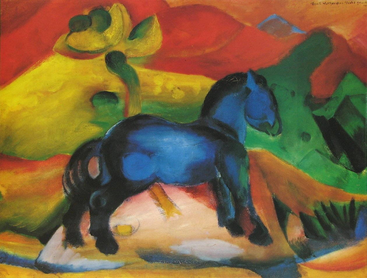 Le petit cheval bleu - Franz Marc