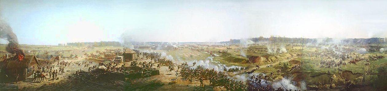 Panorama de la bataille de Moscou en 1812 ou Bataille de Borodino - Franz Roubaud