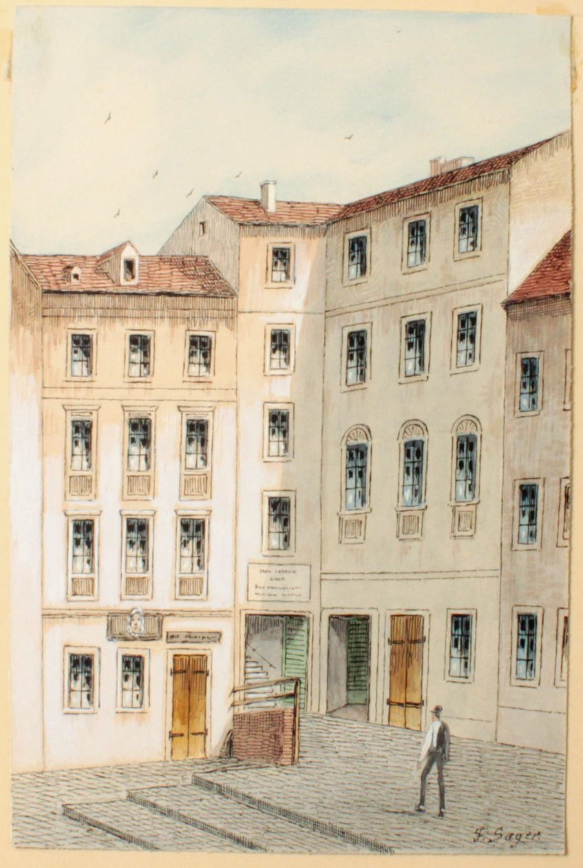 Une ruelle à Vienne - Franz Sager