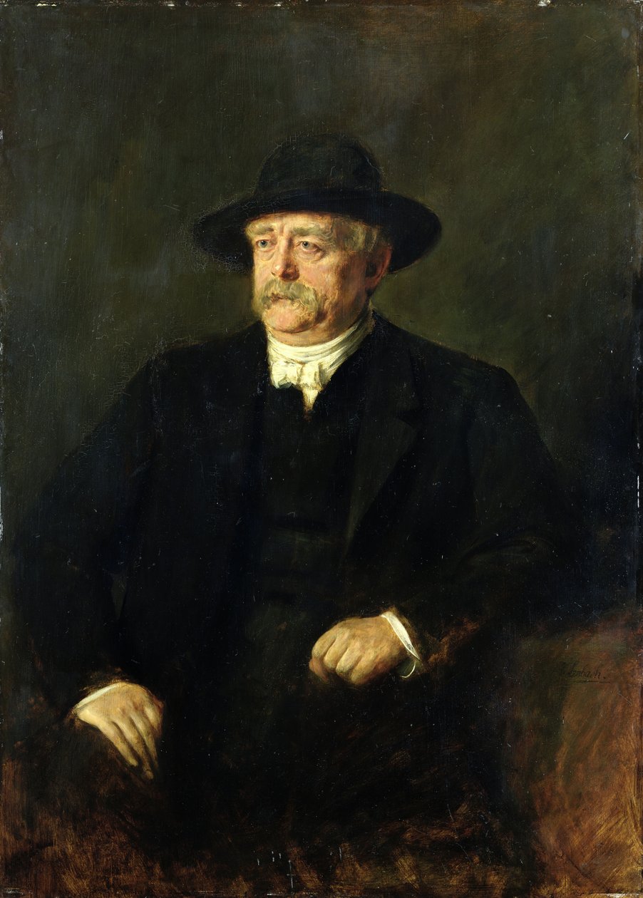 Chancelier Otto von Bismarck (1815-98), 1849 - Franz Seraph von Lenbach