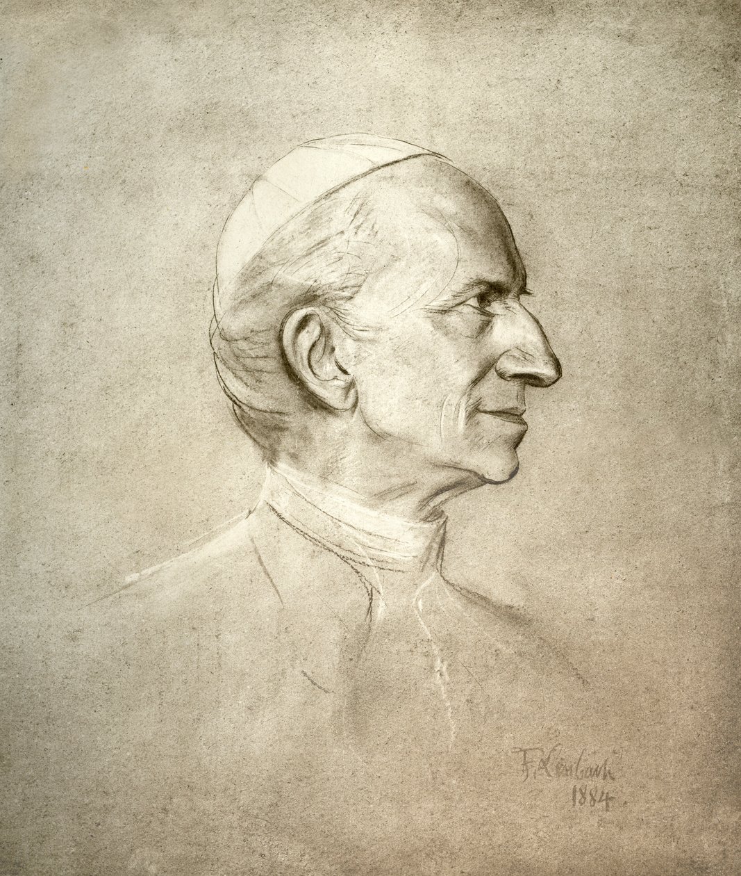 Pape Léon XIII - Franz Seraph von Lenbach