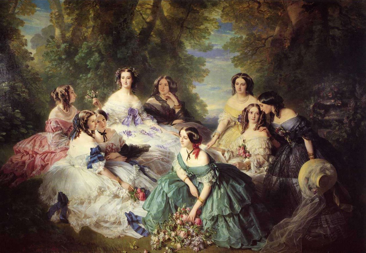 Eugénie, Impératrice des Français et ses dames - Franz Xaver Winterhalter