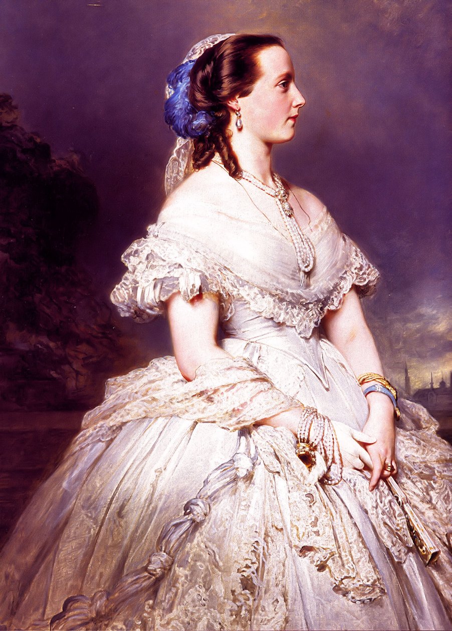Portrait de la reine Maria Hendrika - Franz Xaver Winterhalter