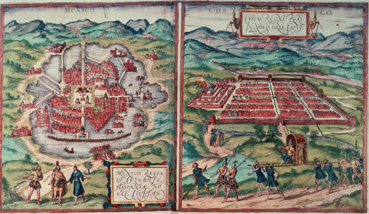Plans de Mexico et de Cusco, du 