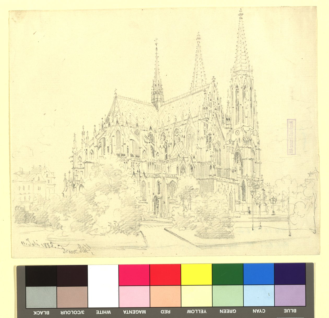9e arrondissement, Rooseveltplatz - église votive (vue du chœur) - Franz Alt