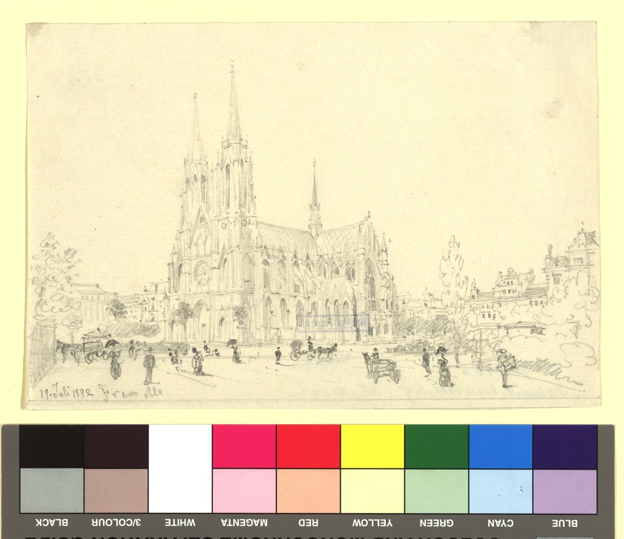 9e, Rooseveltplatz - Église Votive (vue de profil) - Franz Alt
