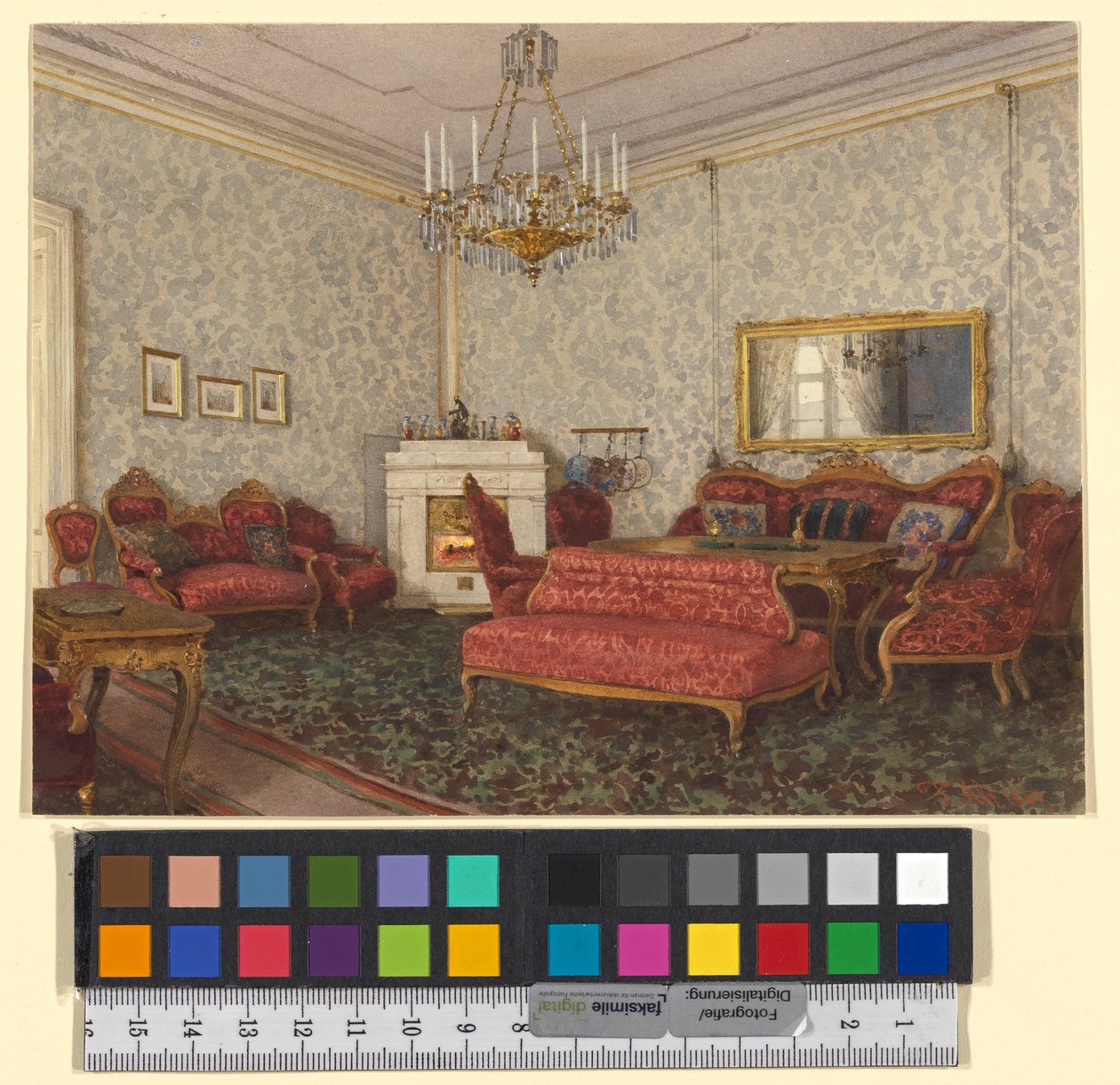 Salon de style rococo de la deuxième période - Franz Alt