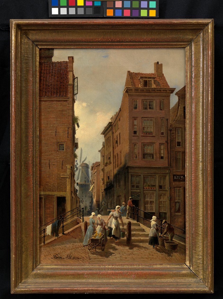 Rue à Amsterdam - Franz Alt