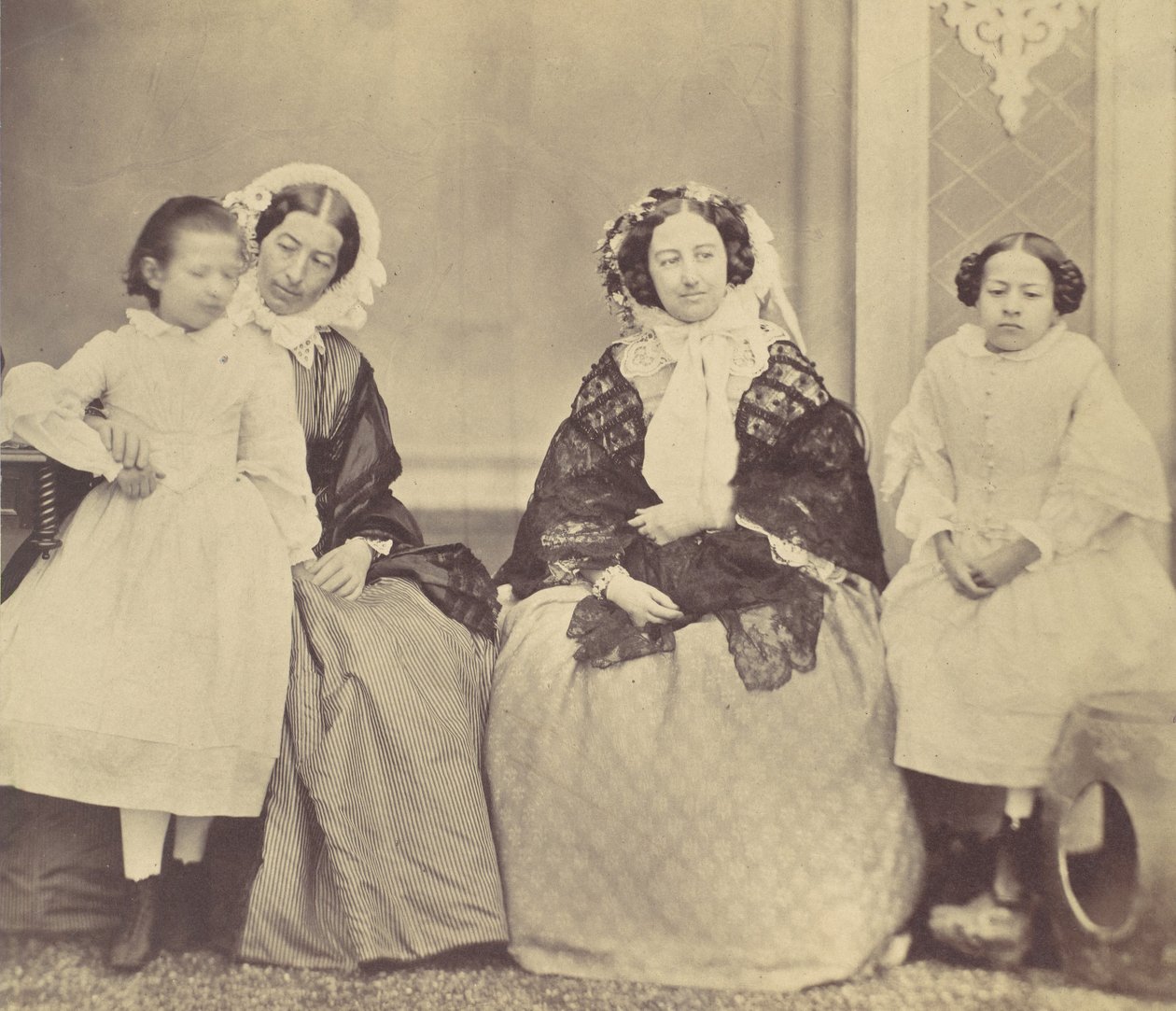 Elise Höusermann, Hermine, Marie et Marie Antoine, années 1850-60 - Franz Antoine