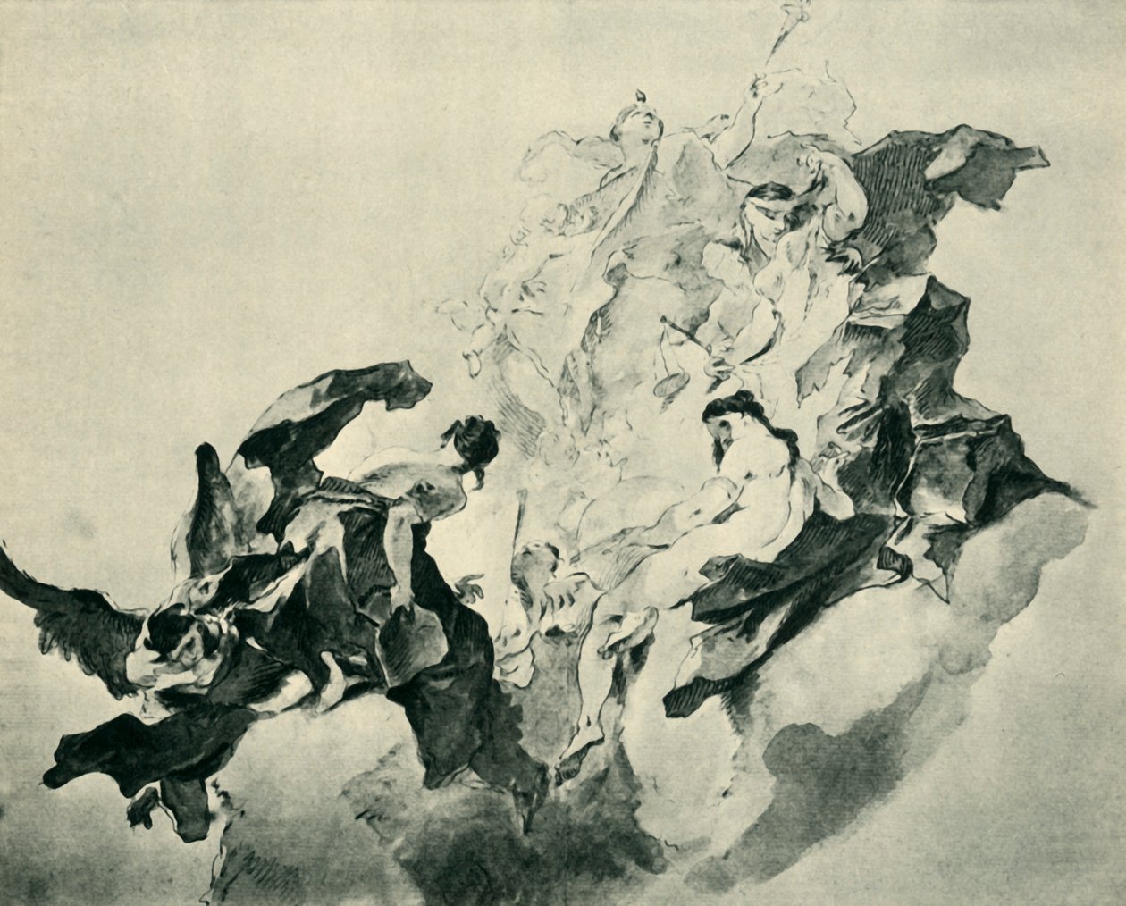 Allégorie de la foi, de la justice et de la peinture, 1758-1759, 1943 - Franz Anton Maulbertsch