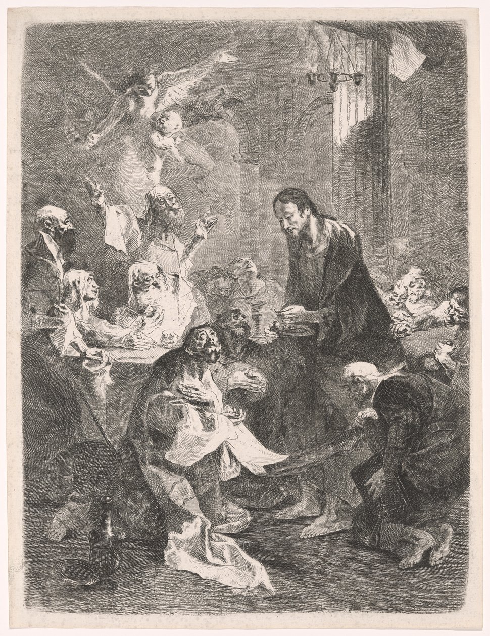 La Sainte-Cène du Christ et des Apôtres - Franz Anton Maulbertsch