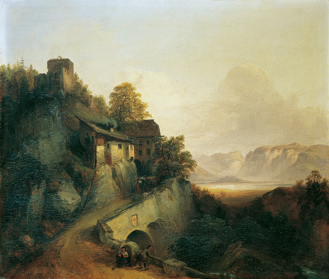 Route de montagne au Tyrol - Franz Barbarini