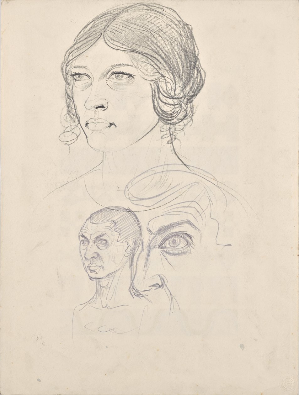 Études de portraits de Rosa et Walter Barwig - Franz Barwig der Ältere
