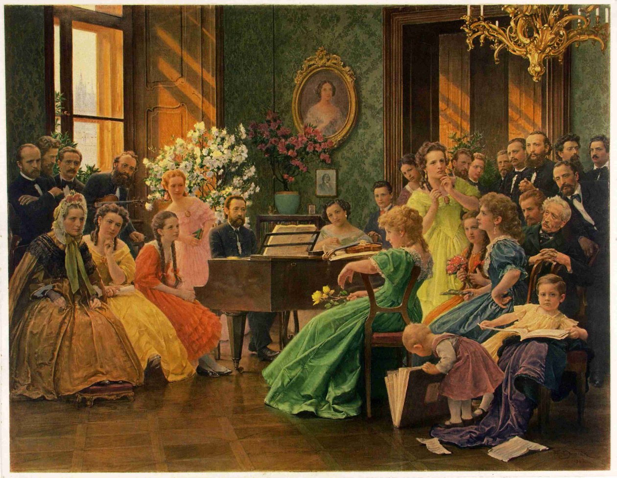 Bedrich Smetana dans un cercle d