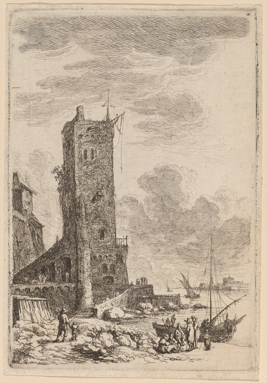 Port de Livourne - Franz Edmund Weirotter