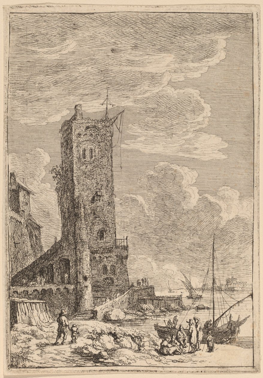 Port de Livourne - Franz Edmund Weirotter