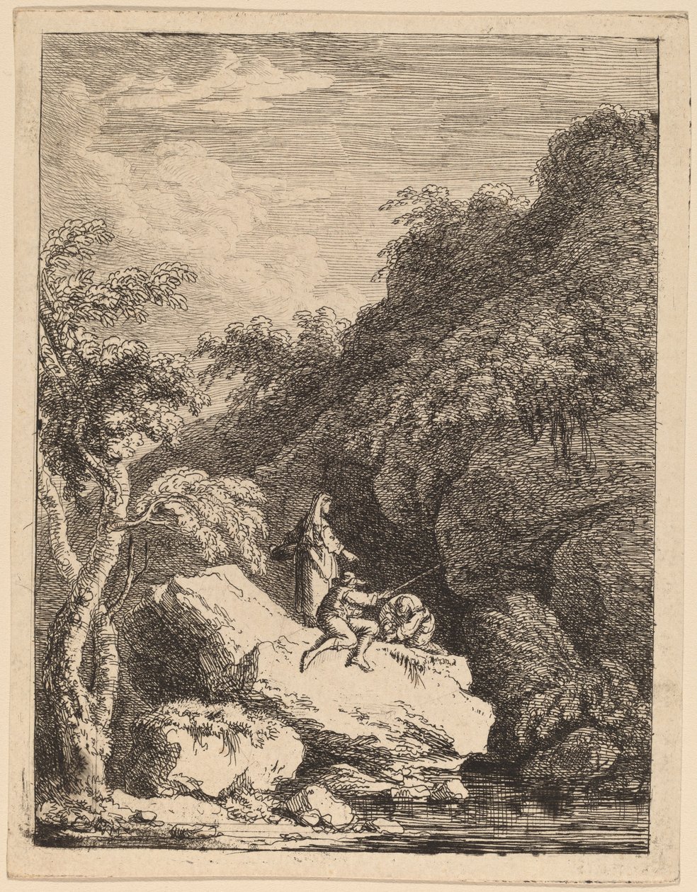Les environs de Florence, en route pour Rome - Franz Edmund Weirotter