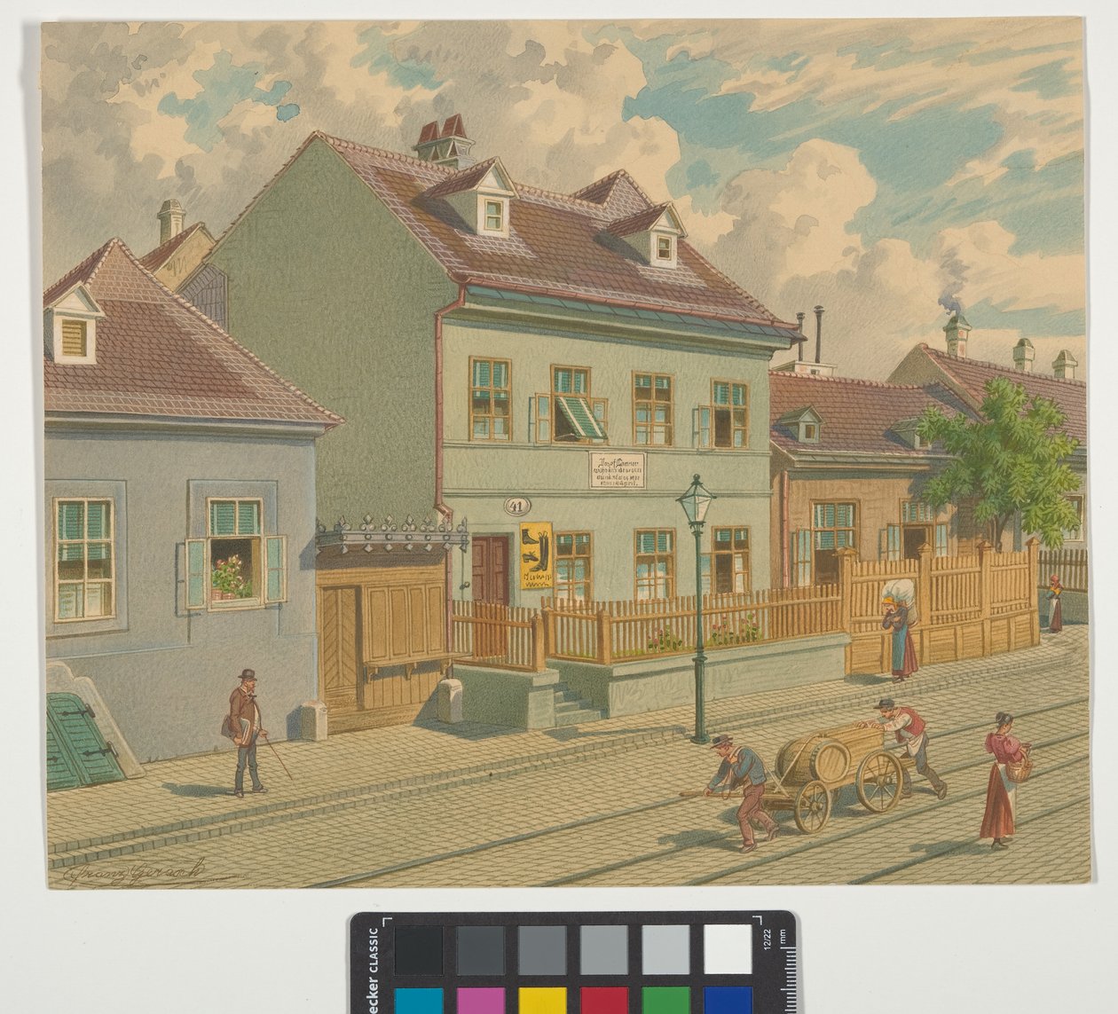 19e arrondissement, Gymnasiumstraße 87 - maison et lieu de décès de Josef Lanner - Franz Gerasch