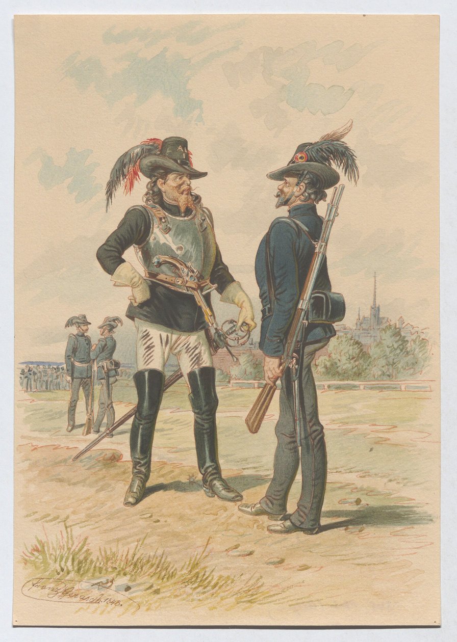 La Légion académique des étudiants de Vienne en octobre 1848 - Franz Gerasch