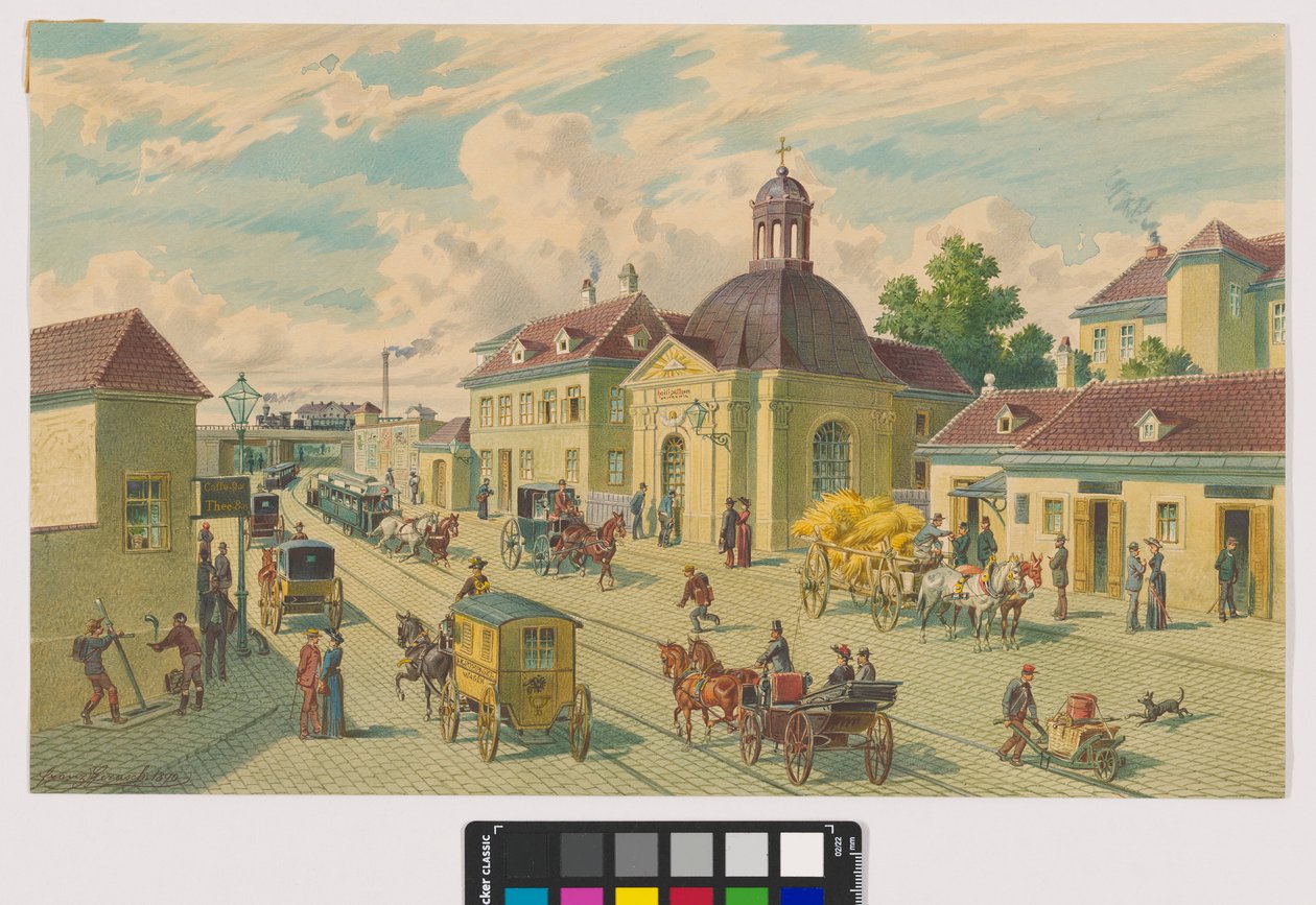 Inscription : « Favoriten Linie » - Franz Gerasch