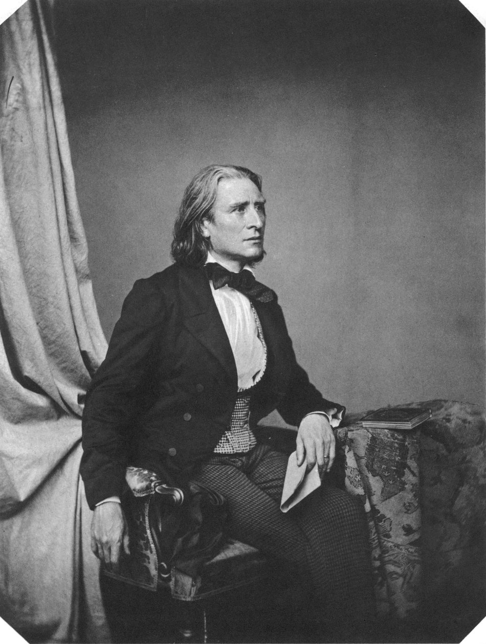 Franz Liszt, compositeur et pianiste hongrois, vers 1860 - Franz Hanfstaengl