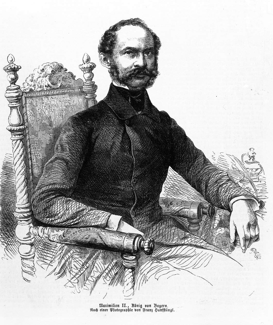 Maximilien II (1811-64), roi de Bavière - Franz Hanfstaengl