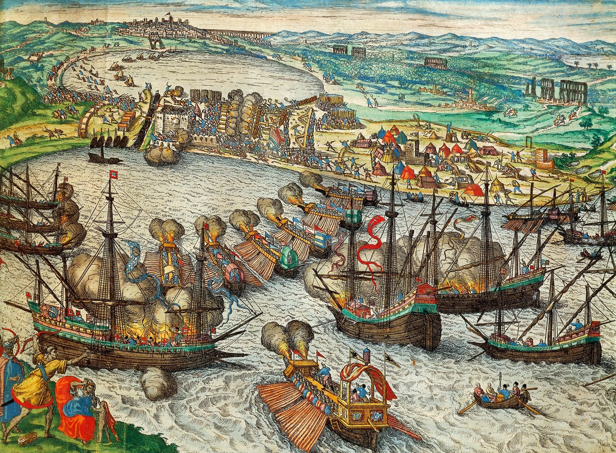 Capture de La Goulette et de Tunis par Charles V - Franz Hogenberg