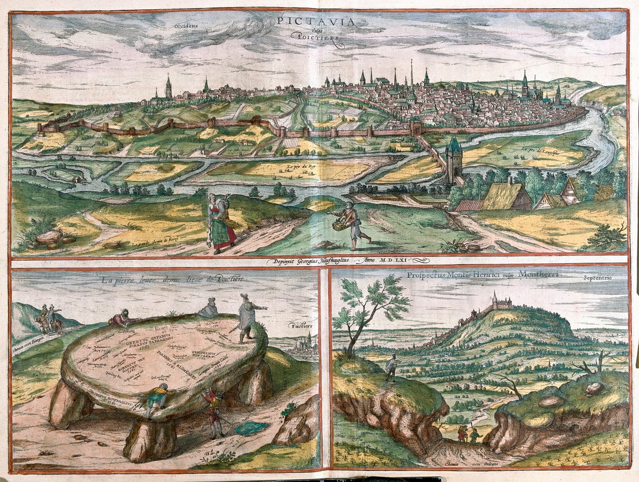 Montpellier, Tours et Poitiers, France - Franz Hogenberg