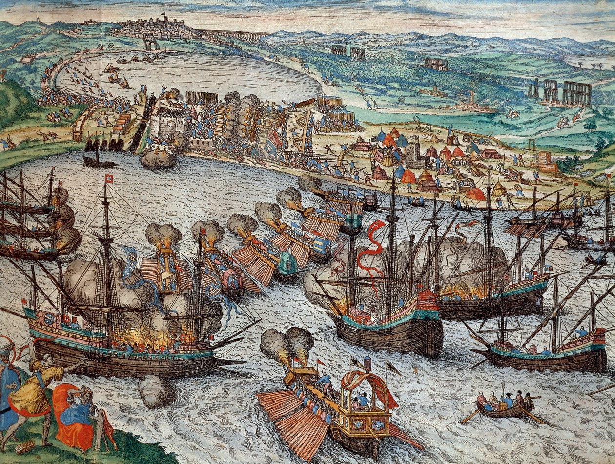 La capture de La Goulette et Tunis par Charles V - Franz Hogenberg