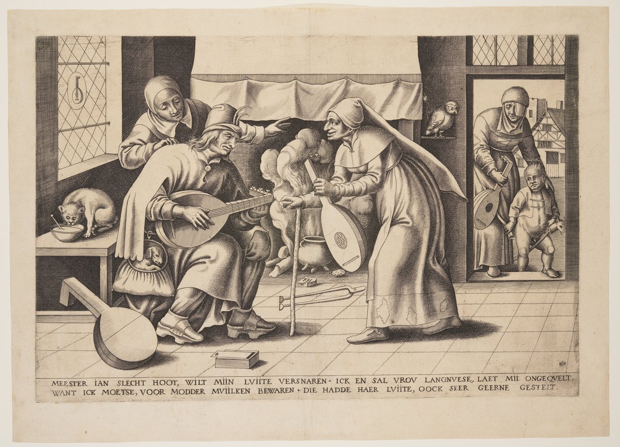 Maître John Blockhead (le fabricant de luths) - Franz Huys