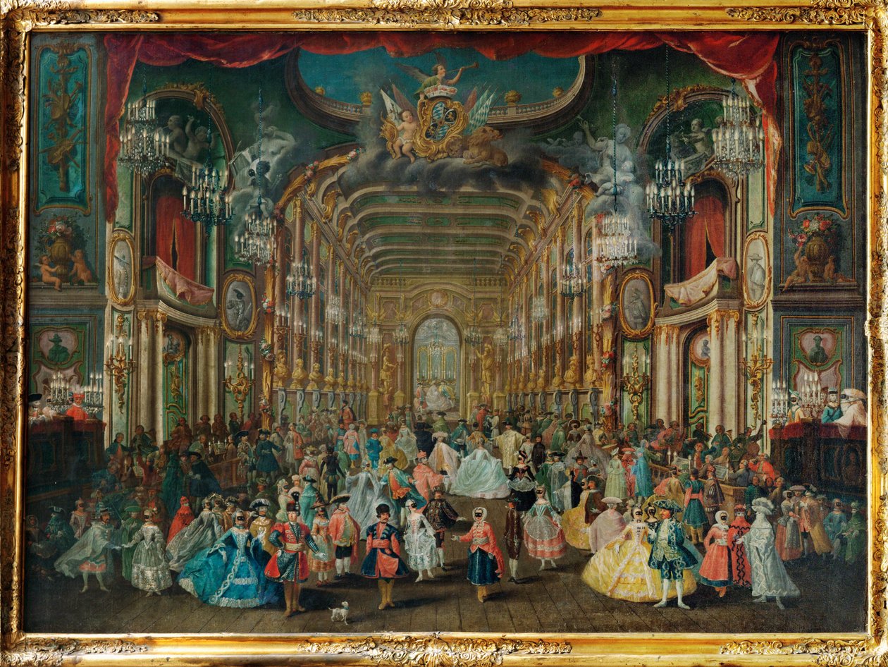 Bal costumé au Théâtre de la Résidence de Bonn ... - Franz Jakob Rousseau